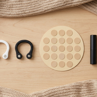 Clip Nasal Magnético — kit completo sobre madera